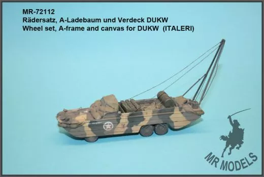 MR-72112 Wheel Set and soft top DUKW (ITALERI)