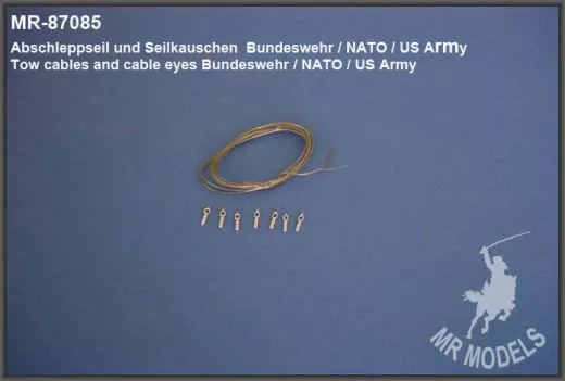 MR-87085 Tow cables and cable eyes Bundeswehr / NATO / US Army