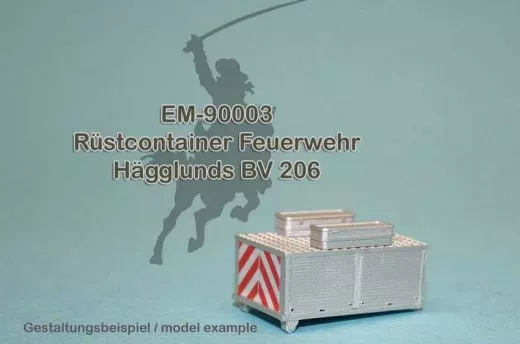 MR-90003 firefighter container for Hägglunds BV 206