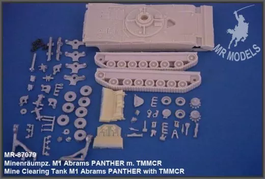 MR-87079 Mine Clearing Tank M1 Abrams PANTHER with TMMCR Mine Roller