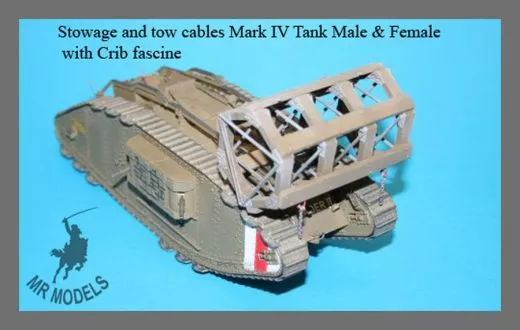 MR-35431 Gepäck und Abschleppseile Mark IV Tank Male & Female (TAKOM)