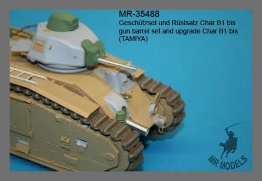 MR-35488 Geschützset und Rüstsatz Char B1 bis (TAMIYA)