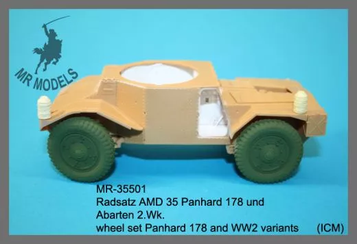 MR-35501 wheel set Panhard 178 and WW2 variants (ICM)