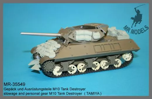 MR-35549 stowage and personal gear M10 Tank Destroyer ( TAMIYA )