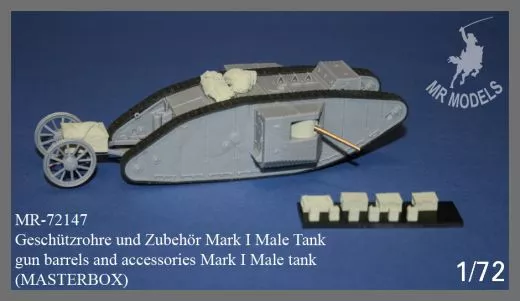 MR-72147 Geschützrohre und Zubehör Mark I Male Tank (MASTERBOX)