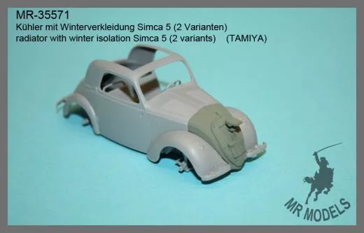 MR-35571 Kühlerverkleidung (2 Ausführungen) Simca 5 Wehrmacht (TAMIYA)