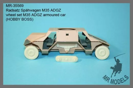 MR-35569 wheel set M35 ADGZ armoured car (HOBBY BOSS)