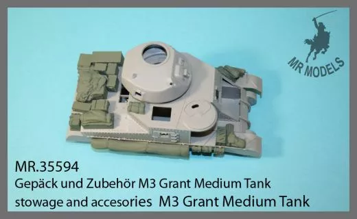 MR-35594 stowage and accesories M3 Grant Medium Tank (TAKOM)