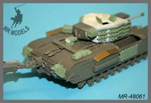 MR-48061 Gepäck und Zubehör Churchill Mk.VII Crocodile Maßstab 1:48 (TAMIYA)