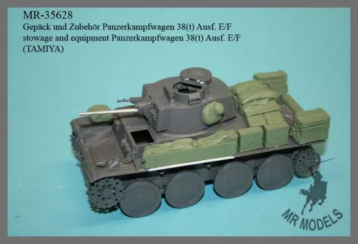 MR-35628 Gepäck und Zubehör Panzerkampfwagen 38(t) Ausf. E/F (TAMIYA)