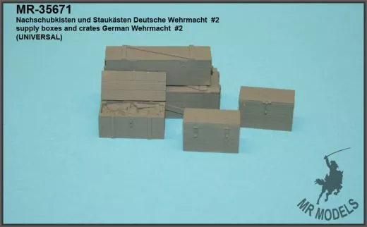 MR-35671 supply boxes and crates German Wehrmacht #2 (UNIVERSAL)