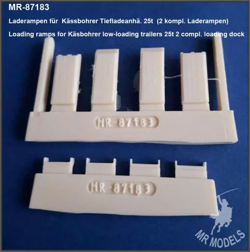 MR-87183 Loading ramps for Käsbohrer low-loading trailers 25t 2 compl. loading dock (Minitank)