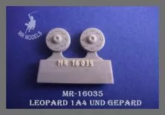 MR-16035 Nabendeckel für TAMIYA Leopard 1A4 und Gepard 1:16