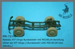 MR-72146 wheel set ATF Dingo 2 Bundeswehr with MICHELIN tires (REVELL)