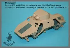 MR-35568 2cm KwK 35 und MG Mündungsfeuerdämpfer M35 ADGZ Spähwagen (HOBBY BOSS)